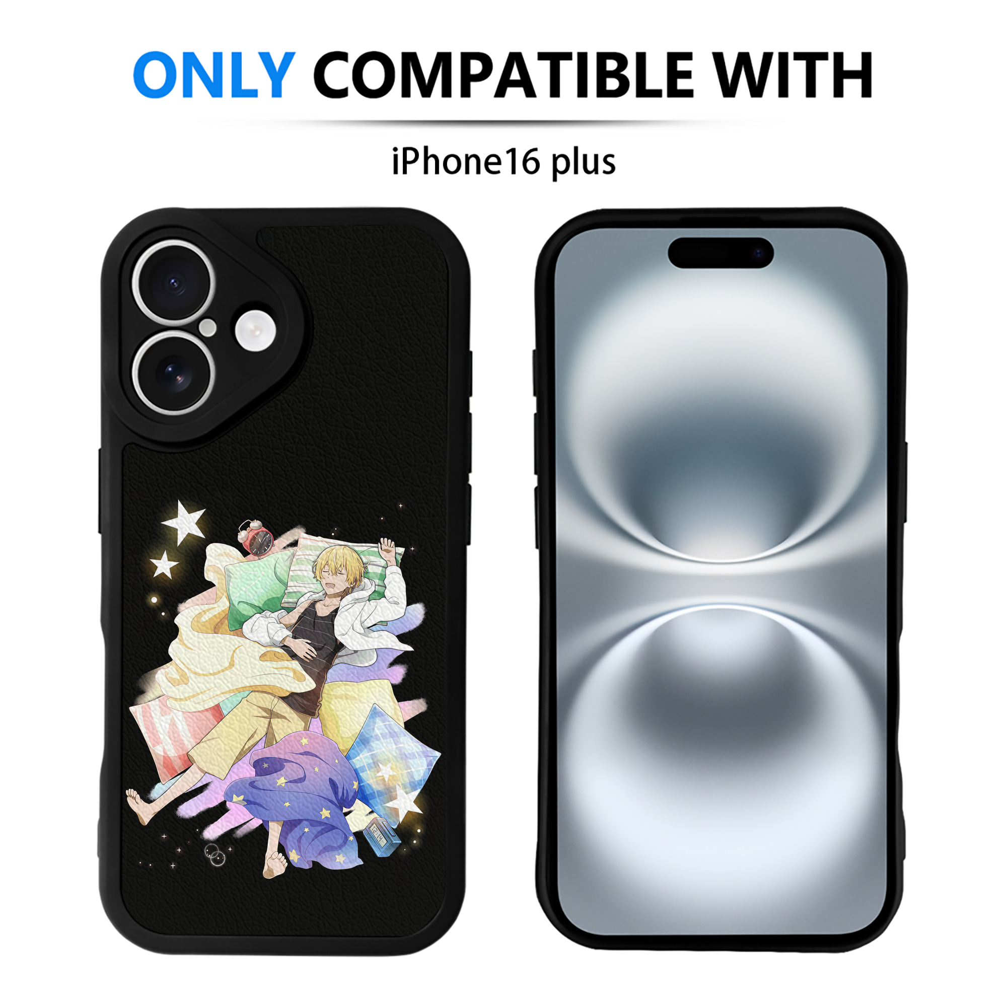 （画像用） 文豪ストレイドッグス Bungo Stray Dogs 【iPhone 16シリーズ対応】シリコンスマホケース（レザー調） 材質：シリコン